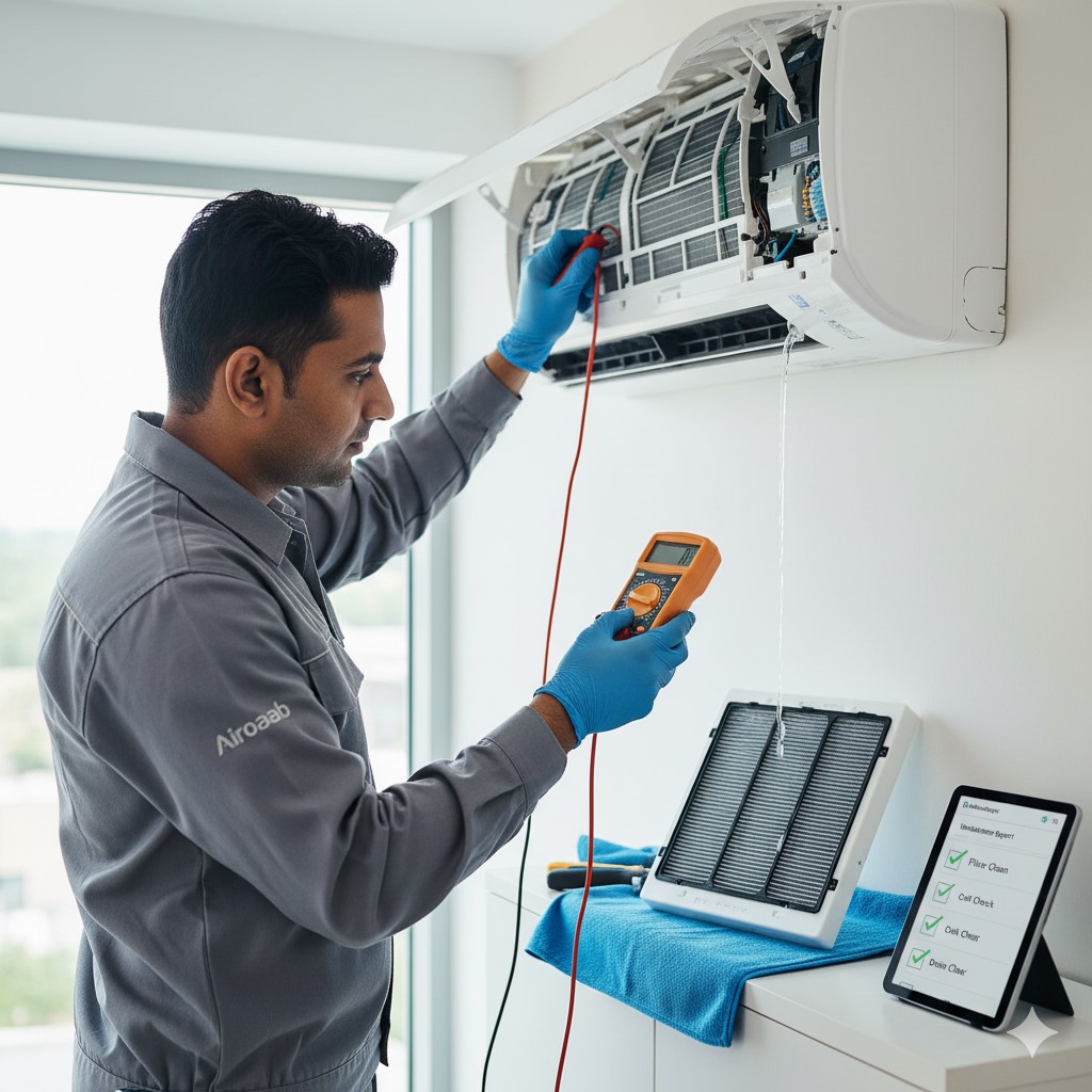 Maintenance checklist items